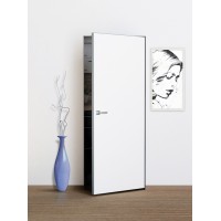 Фьюжн под покраску 700*2000, кромка AL-Хром с 4-х ст.,замок Border WC вр.под 2 петли и замок