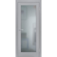 PSE-25 эмалит, манхэттен ДО600*2000 стекло сатинат белый, рисунок Полоса