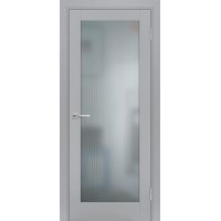 PSE-25 эмалит, манхэттен ДО900*2000 стекло сатинат белый, рисунок Полоса