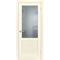 PSE-27 эмалит, магнолия ДО700*2000 стекло сатинат белый, рисунок Полоса