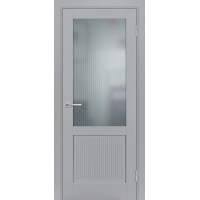 PSE-27 эмалит, манхэттен ДО700*2000 стекло сатинат белый, рисунок Полоса