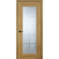 PSC-35 Classic nanotex дуб золотистый ДО2000х600 стекло сатинат худ.гравировка