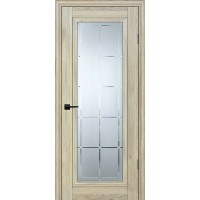 PSC-35 Classic nanotex дуб молочный ДО2000х800 стекло сатинат худ.гравировка