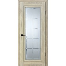 PSC-35 Classic nanotex дуб молочный ДО2000х800 стекло сатинат худ.гравировка