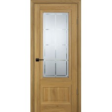 PSC-37 Classic nanotex дуб золотистый ДО2000х600 стекло сатинат худ.гравировка