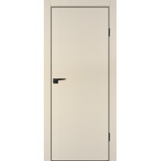 P-1 NEW PET, бежевый матовый 900*2000, ABS черная кромка с 4-х ст.