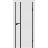 P-20 NEW PET, белый матовый 900*2000, черный молдинг РЕТ ABS черная кромка с 4-х ст.