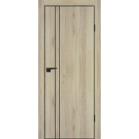 P-20 NEW nanotex, дуб молочный 700*2000, черный молдинг 5мм ABS черная кромка с 4-х ст.