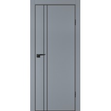 P-20 NEW PET, серый матовый 600*2000, черный молдинг РЕТ ABS черная кромка с 4-х ст.