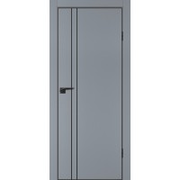 P-20 NEW PET, серый матовый 800*2000, черный молдинг РЕТ ABS черная кромка с 4-х ст.