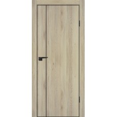 P-21 NEW nanotex, дуб молочный 700*2000, черный молдинг 5мм ABS черная кромка с 4-х ст.