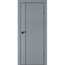 P-21 NEW PET, серый матовый 600*2000, черный молдинг РЕТ ABS черная кромка с 4-х ст.