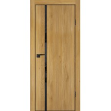 P-22 NEW nanotex, дуб золотистый 600*1900, стекло черный лакобель, ABS черная кромка с 4-х ст.