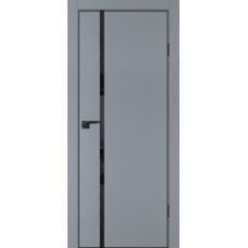 P-22 NEW PET, серый матовый 800*2000, стекло черный лакобель ABS черная кромка с 4-х ст.