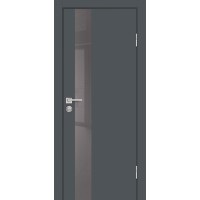 P-10 NEW PET графит матовый, 900*2000 стекло серый лакобель