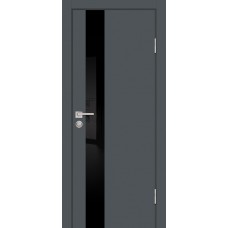 P-10 NEW PET графит матовый, 900*2000 стекло черный лакобель