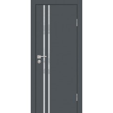 P-11 NEW PET графит матовый, 600*2000 стекло лунный лакобель