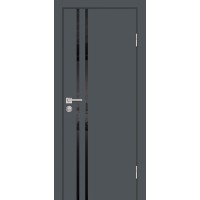 P-11 NEW PET графит матовый, 600*2000 стекло черный лакобель