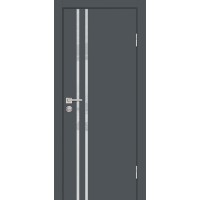 P-11 NEW PET графит матовый, 700*2000 стекло лунный лакобель