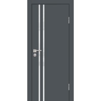 P-11 NEW PET графит матовый, 900*2000 стекло белоснежный лакобель