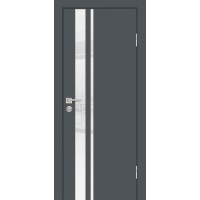 P-16 NEW PET графит матовый, 700*2000 стекло белоснежный лакобель