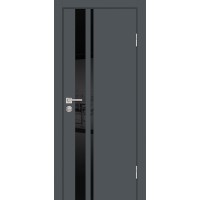 P-16 NEW PET графит матовый, 700*2000 стекло черный лакобель