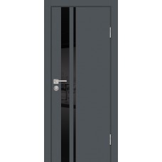 P-16 NEW PET графит матовый, 700*2000 стекло черный лакобель