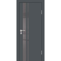P-16 NEW PET графит матовый, 900*2000 стекло серый лакобель