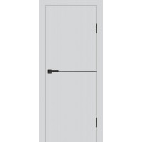P-19 NEW PET агат матовый, 600*2000 черный молдинг врезка под замок и ручку