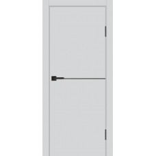 P-19 NEW PET агат матовый, 700*2000 черный молдинг врезка под замок и ручку