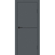 P-19 NEW PP графит матовый, 550*1900 черный молдинг врезка под замок и ручку