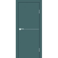 P-19 NEW PET графит матовый, 600*1900 Al-молдинг врезка под замок и ручку