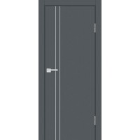 P-20 NEW PET графит матовый, 700*2000 Al-молдинг
