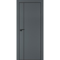 P-21 NEW PET, графит матовый 800*2000, черный молдинг РЕТ ABS черная кромка с 4-х ст.