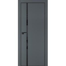 P-22 NEW PET, графит матовый 550*1900, стекло черный лакобель, ABS черная кромка с 4-х сторон