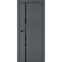 P-22 NEW PET, графит матовый 900*2000, стекло черный лакобель, ABS черная кромка с 4-х сторон