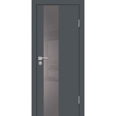 P-6 NEW PET графит матовый, 600*2000 стекло серый лакобель