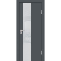 P-6 NEW PET графит матовый, 800*2000 стекло лунный лакобель