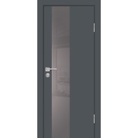 P-6 NEW PET графит матовый, 900*2000 стекло серый лакобель