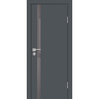 P-8 NEW PET графит матовый, 800*2000 стекло серый лакобель