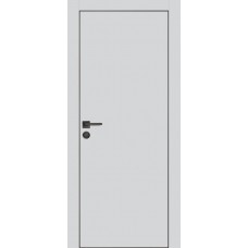 PX-1 PET агат матовый, 600*2000 врезка под петли AGB и замок  черн.кр. с 4-х ст