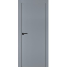 PX-1 PET серый матовый, 550*1900 врезка под петли AGB и замок  черн.кр. с 4-х ст