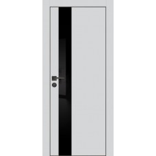 PX-10 PET агат матовый, 900*2000 черный лакоб. врезка под петли AGB и замок , черная кр. с 4-х ст.