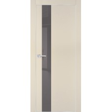 PX-10 PET бежевый матовый, 600*1900 серый лакоб. врезка под петли AGB и замок , Al-кр. с 4-х ст.