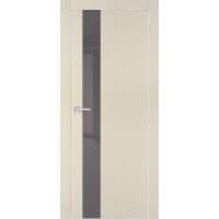 PX-10 PET бежевый матовый, 600*2000 серый лакоб. врезка под петли AGB и замок , Al-кр. с 4-х ст.