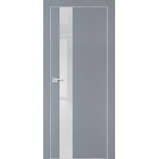 PX-10 PET серый матовый, 700*2000 лунный лакоб. врезка под петли AGB и замок , Al-кр. с 4-х ст.