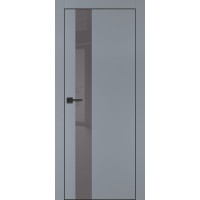 PX-10 PET серый матовый, 700*2000 серый лакоб. врезка под петли AGB и замок , черная кр. с 4-х ст.