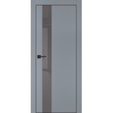 PX-10 PET серый матовый, 700*2000 серый лакоб. врезка под петли AGB и замок , черная кр. с 4-х ст.