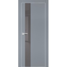 PX-10 PET серый матовый, 800*2000 серый лакоб. врезка под петли AGB и замок , Al-кр. с 4-х ст.