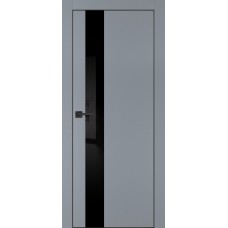 PX-10 PET серый матовый, 800*2000 черный лакоб. врезка под петли AGB и замок , черная кр. с 4-х ст.